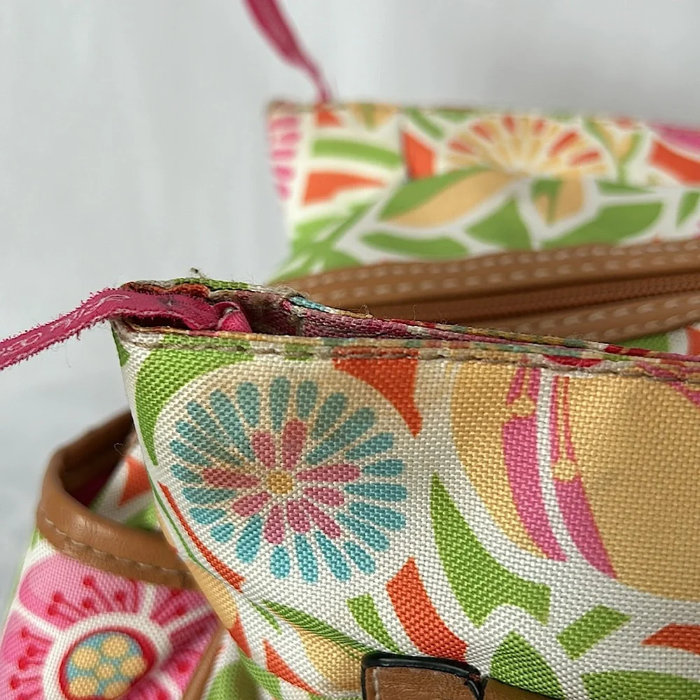Lily Bloom Super Cute Multicolor Floral Tote Purse Bag πΈπΈ - Picture 13 of 16